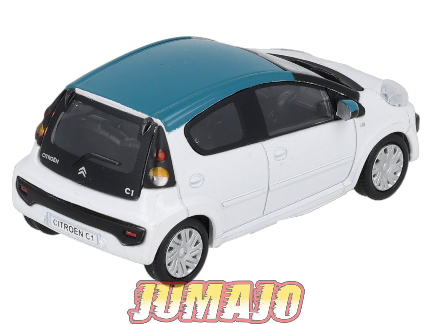 CAR130 Voiture 1/43 CARARAMA : CITROËN C1 BLANC/BLEU