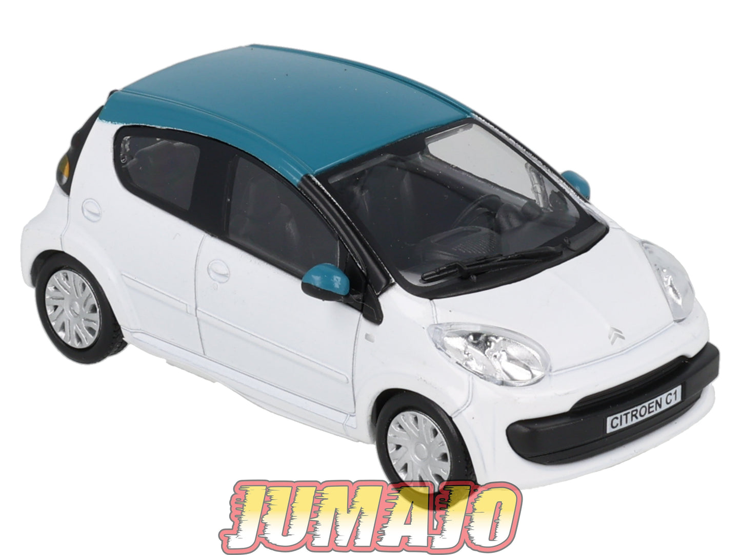 CAR130 Voiture 1/43 CARARAMA : CITROËN C1 BLANC/BLEU