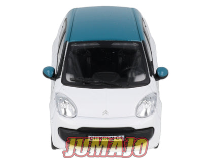 CAR130 Voiture 1/43 CARARAMA : CITROËN C1 BLANC/BLEU
