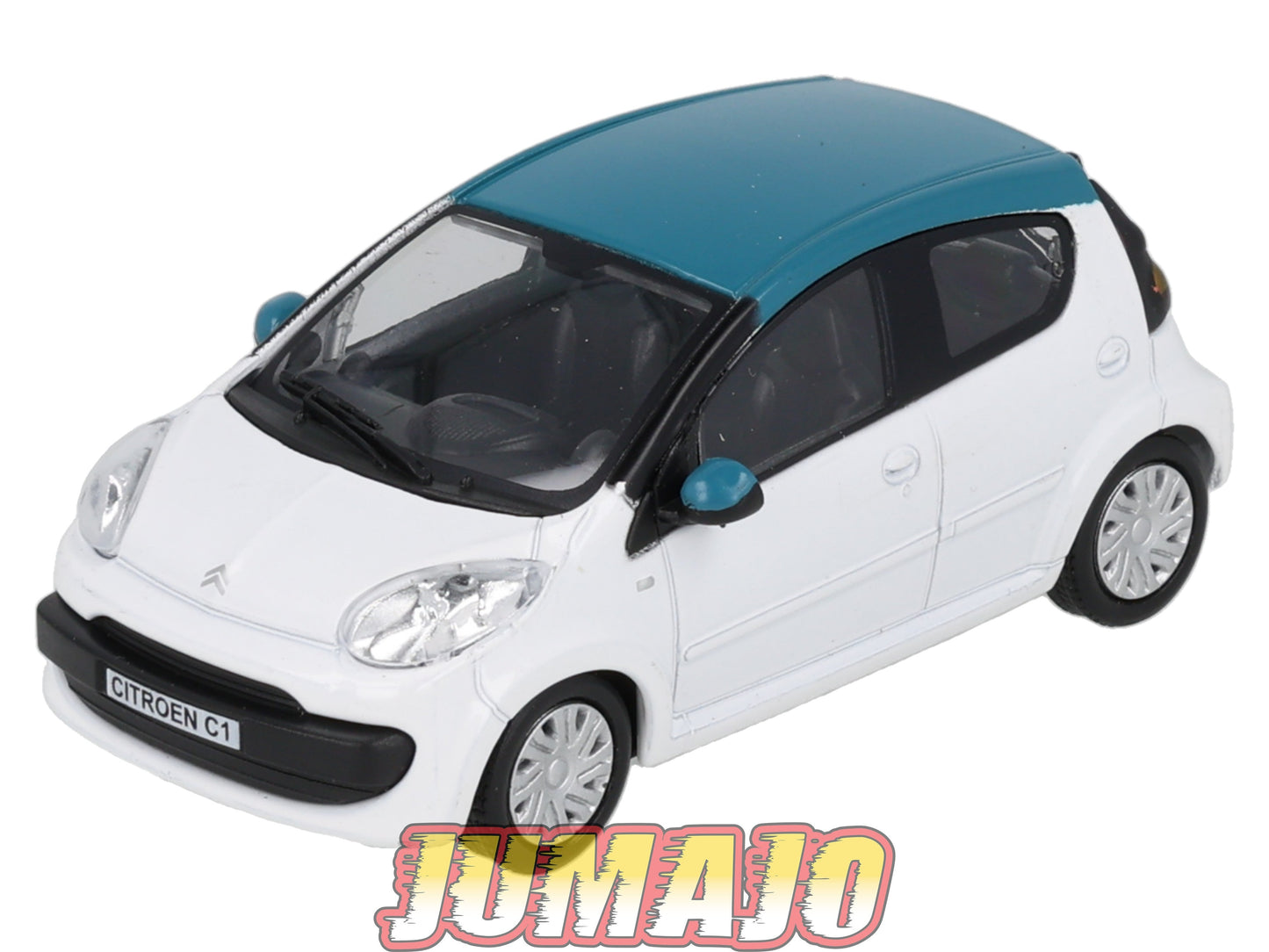 CAR130 Voiture 1/43 CARARAMA : CITROËN C1 BLANC/BLEU