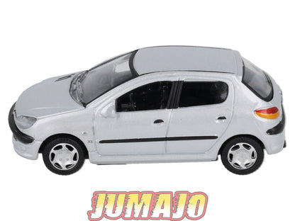 CAR131 Voiture 1/43 CARARAMA : PEUGEOT 206 5 PORTES SILVER