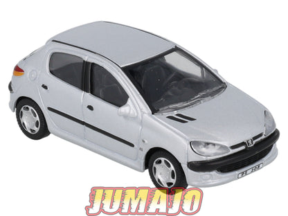CAR131 Voiture 1/43 CARARAMA : PEUGEOT 206 5 PORTES SILVER