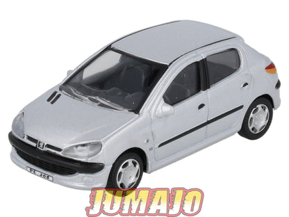 CAR131 Voiture 1/43 CARARAMA : PEUGEOT 206 5 PORTES SILVER