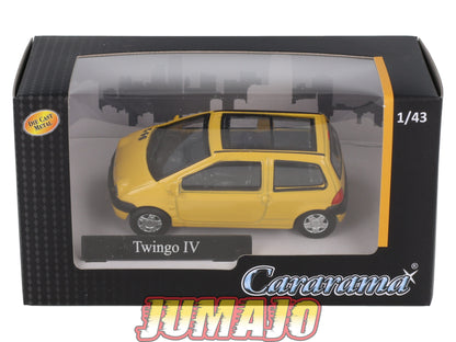 CAR132 Voiture 1/43 CARARAMA : RENAULT TWINGO I JAUNE