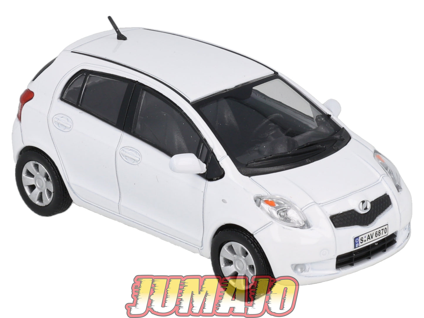 CAR135 Voiture 1/43 CARARAMA : TOYOTA YARIS BLANCHE