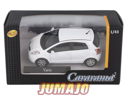 CAR135 Voiture 1/43 CARARAMA : TOYOTA YARIS BLANCHE