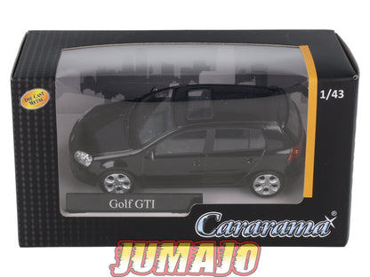 CAR136 Voiture 1/43 CARARAMA : VOLKSWAGEN GOLF GTI NOIRE