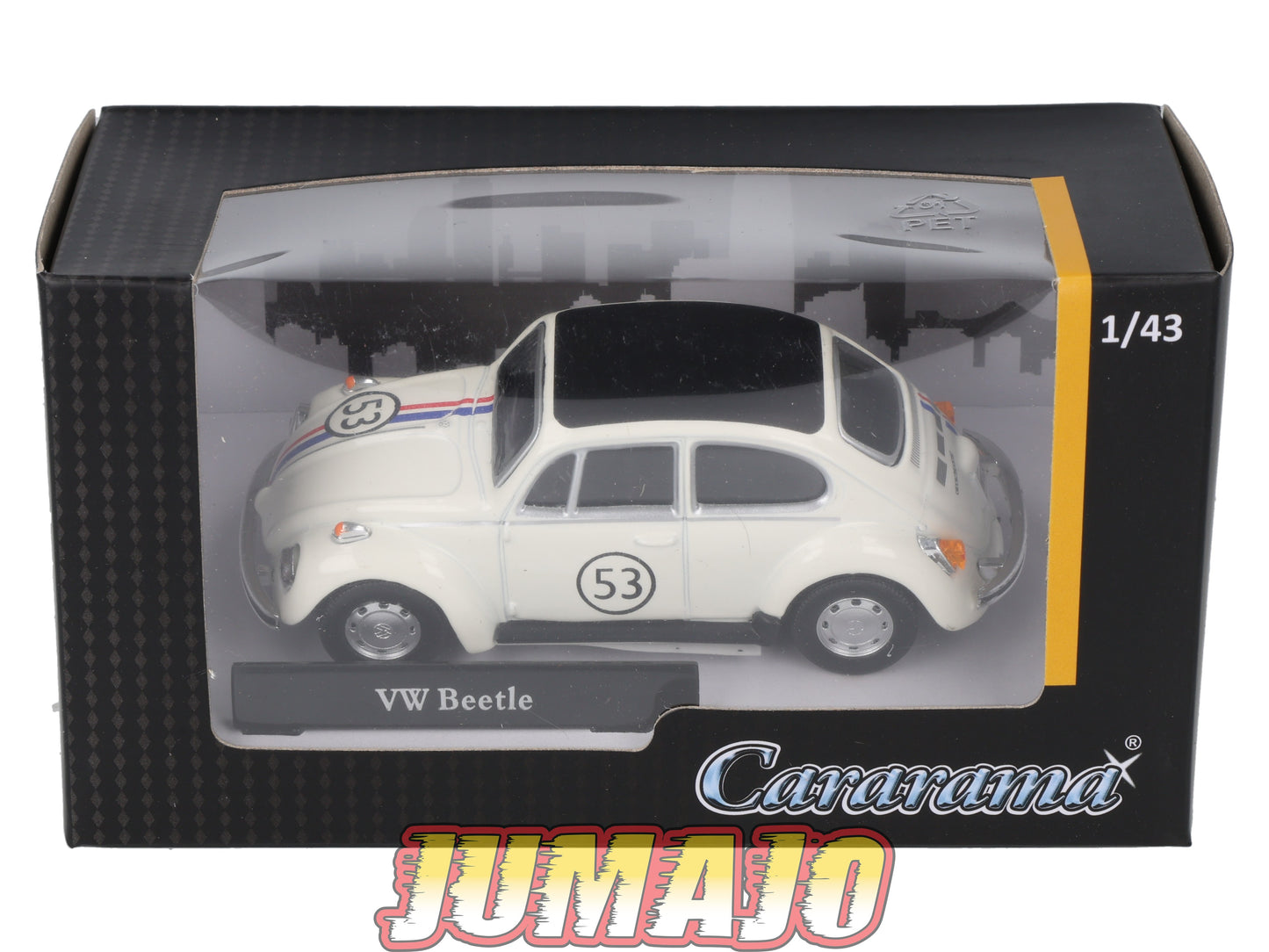 CAR153 Voiture 1/43 CARARAMA : VOLKSWAGEN Beetle #53 Herbie