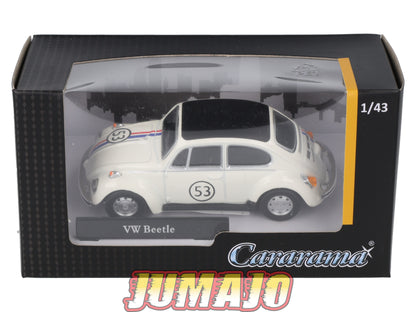 CAR153 Voiture 1/43 CARARAMA : VOLKSWAGEN Beetle #53 Herbie