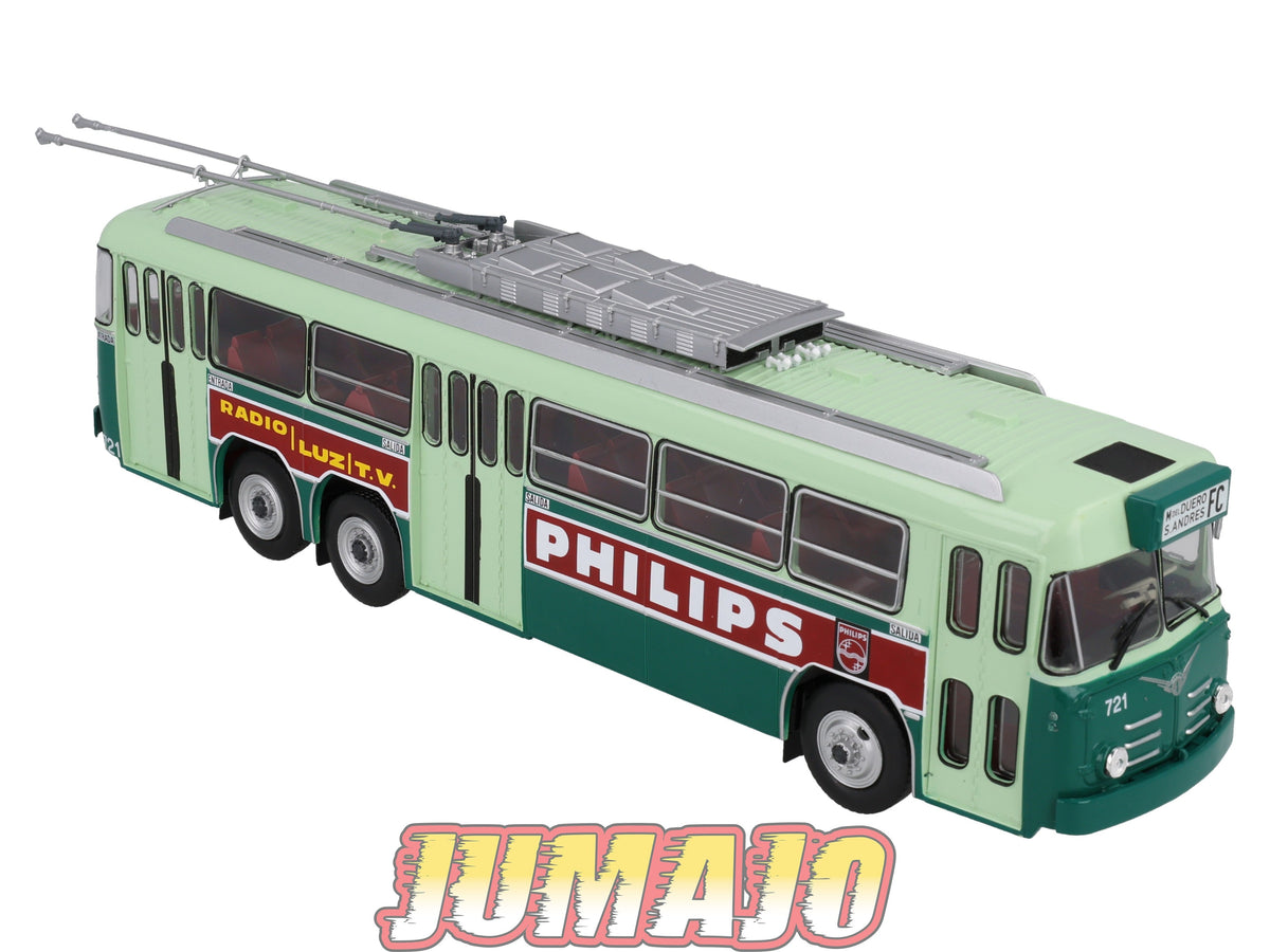 CB30 Camions et autobus 1/43 SALVAT : BUS Trolley Berliet Vetra VA3 B2 1946