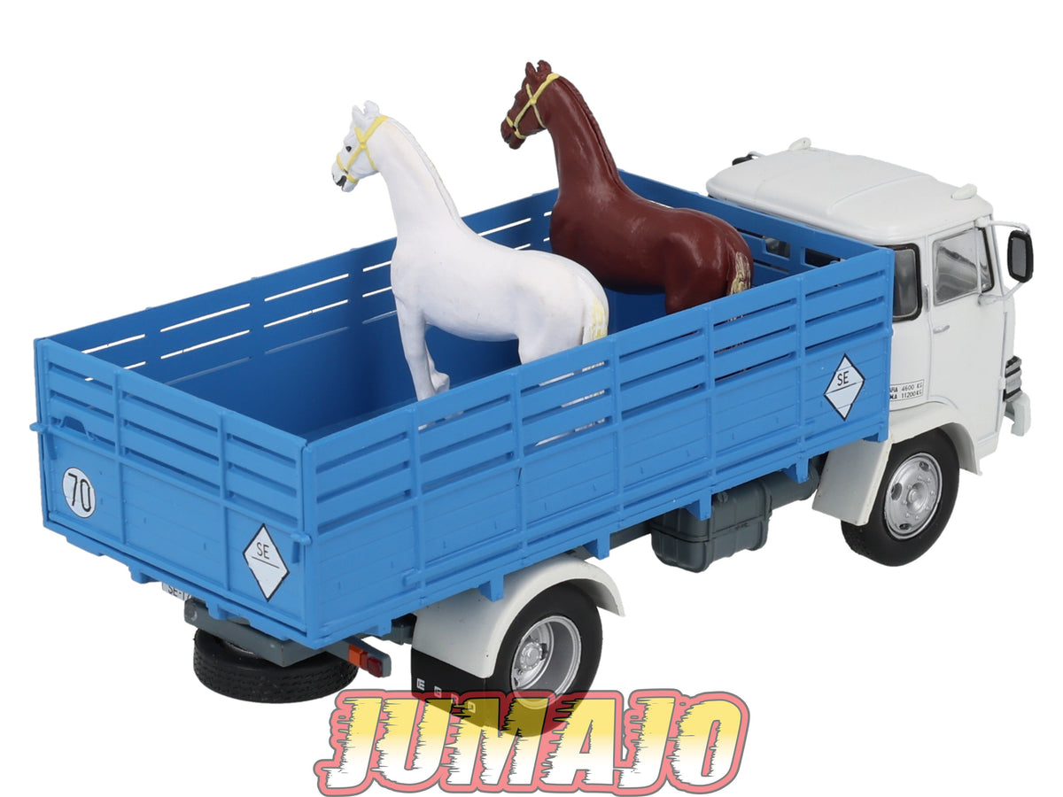 CB49 Camions et autobus 1/43 SALVAT : Ebro D550 1970 Transport de chevaux