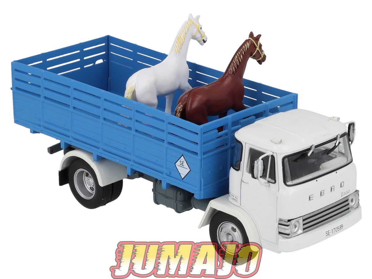 CB49 Camions et autobus 1/43 SALVAT : Ebro D550 1970 Transport de chevaux