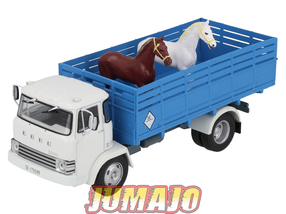 CB49 Camions et autobus 1/43 SALVAT : Ebro D550 1970 Transport de chevaux
