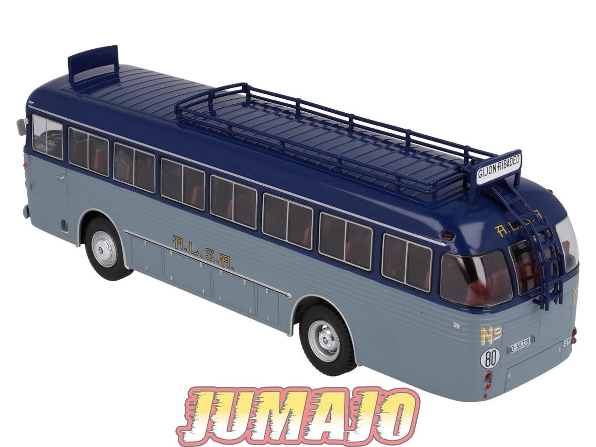 CB53 Camions et autobus 1/43 SALVAT : BUS Pegaso Monotral 6040 1963 A.L.S.A.