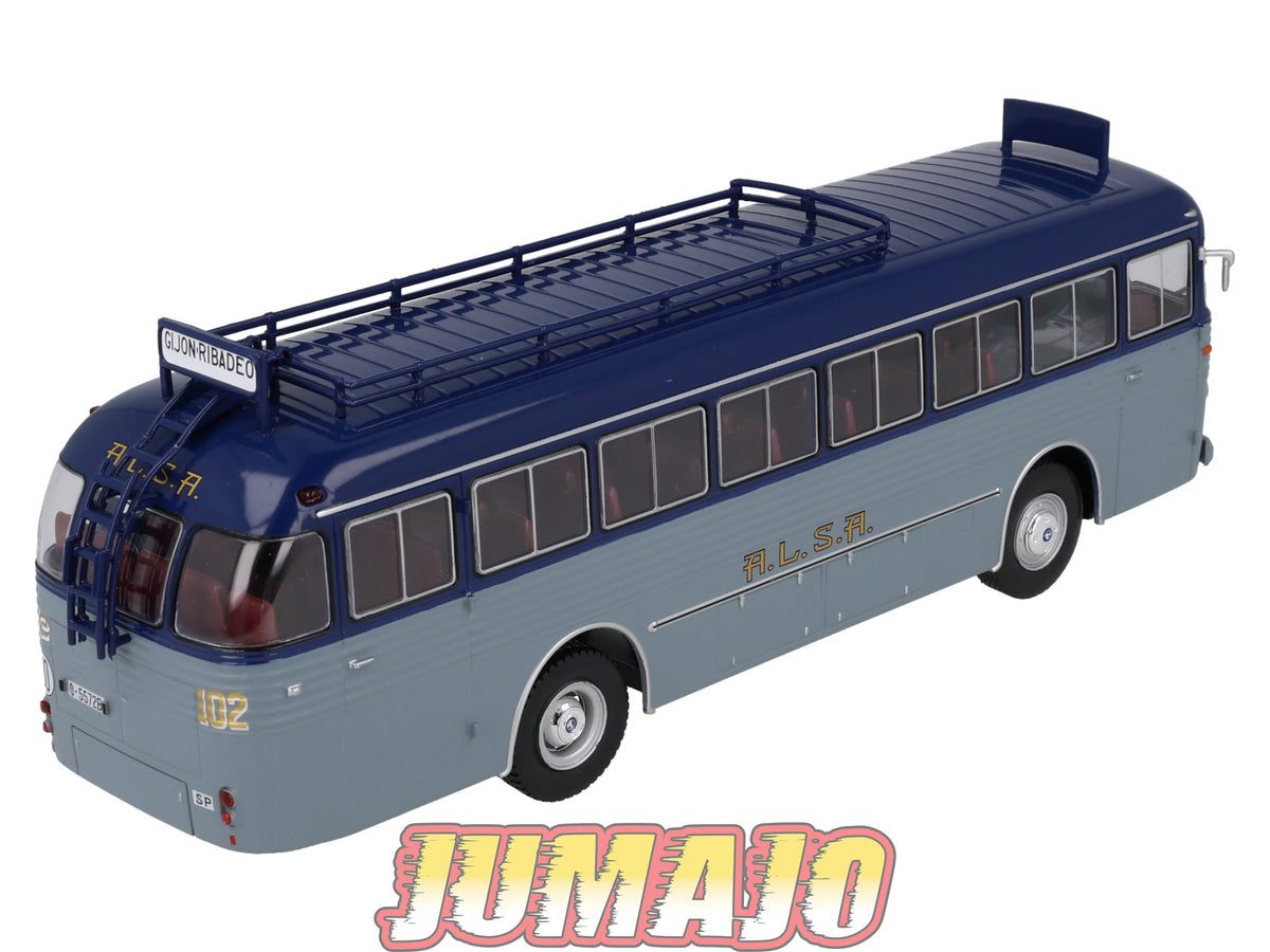 CB53 Camions et autobus 1/43 SALVAT : BUS Pegaso Monotral 6040 1963 A.L.S.A.