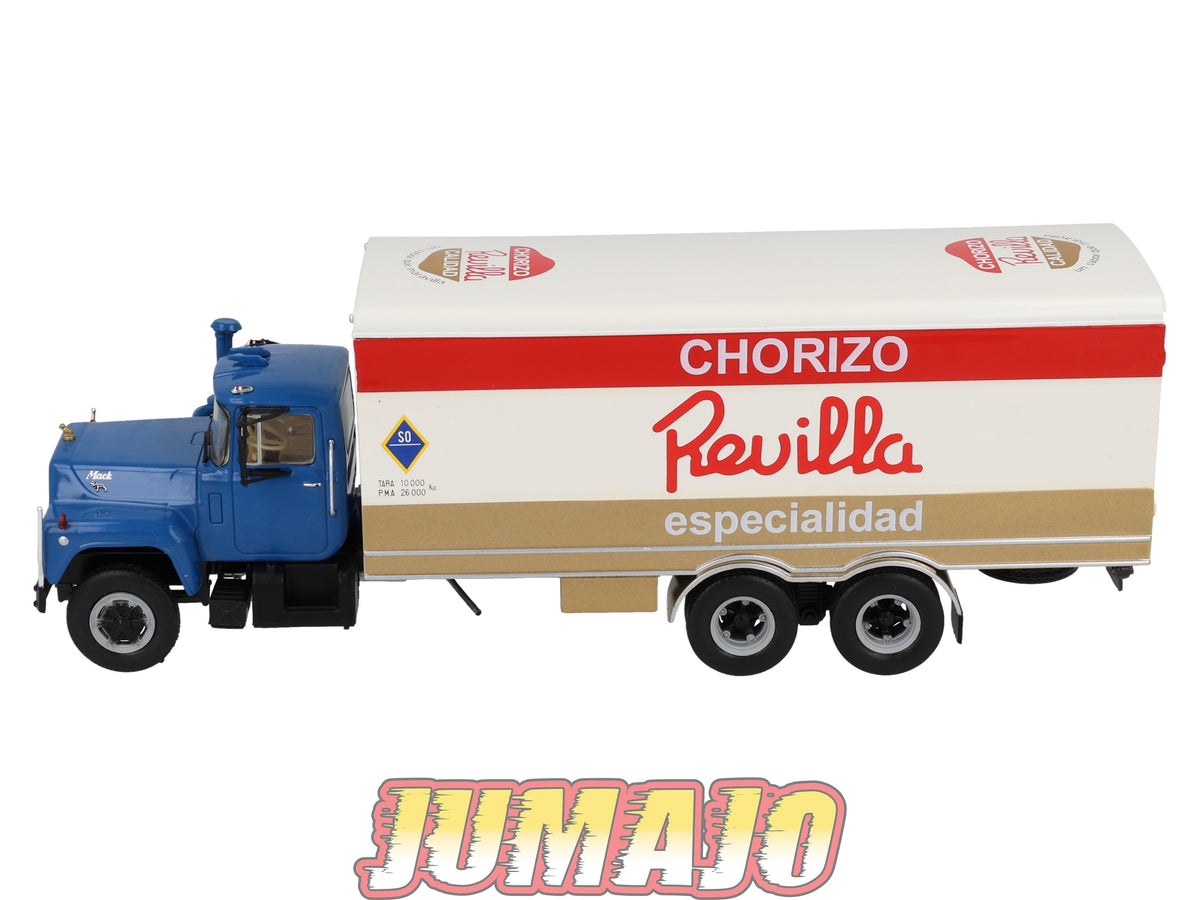 CB67 Camions et autobus 1/43 SALVAT : Mack R600 1967 Chorizo Revilla