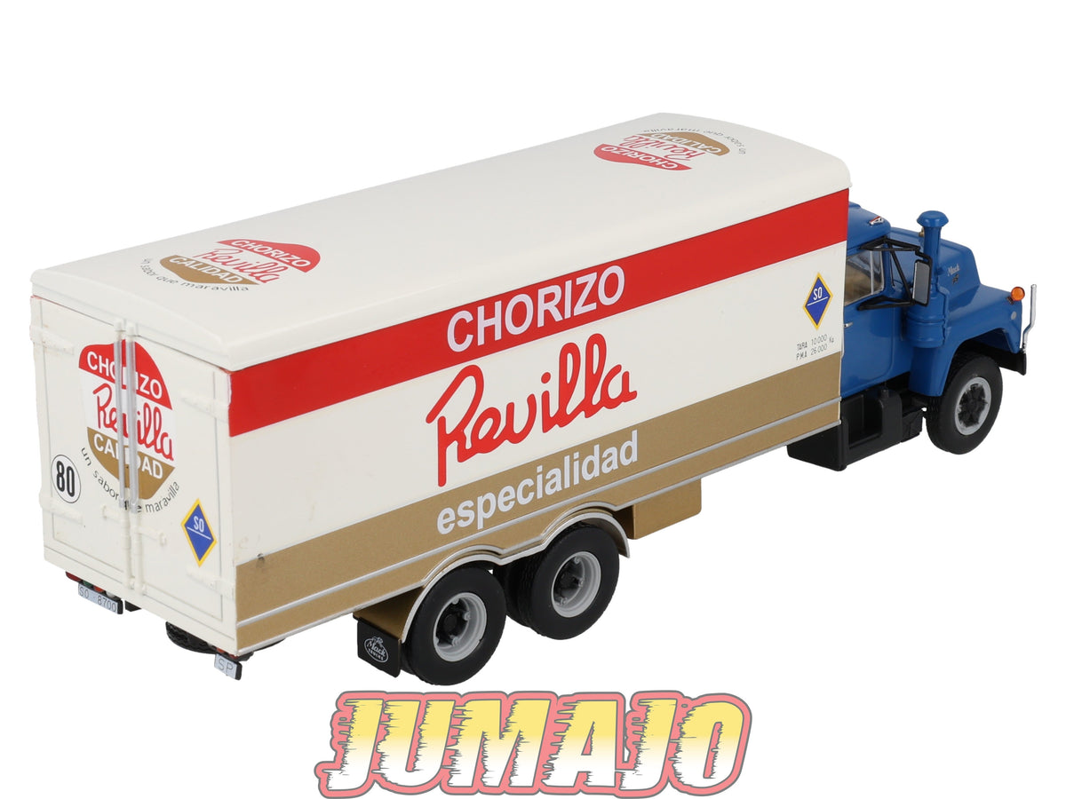 CB67 Camions et autobus 1/43 SALVAT : Mack R600 1967 Chorizo Revilla