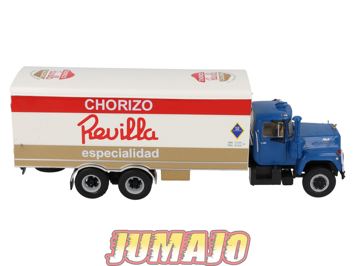 CB67 Camions et autobus 1/43 SALVAT : Mack R600 1967 Chorizo Revilla