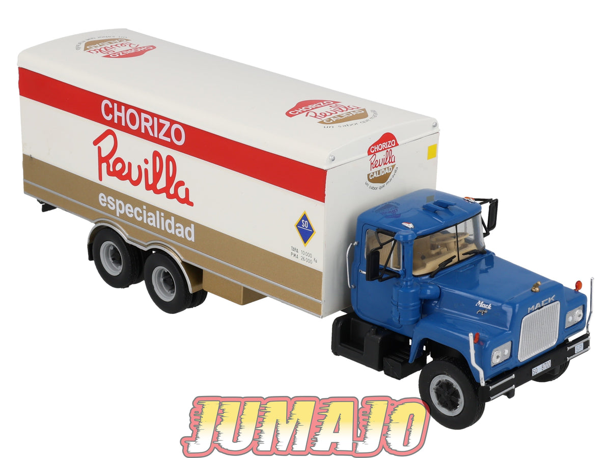 CB67 Camions et autobus 1/43 SALVAT : Mack R600 1967 Chorizo Revilla