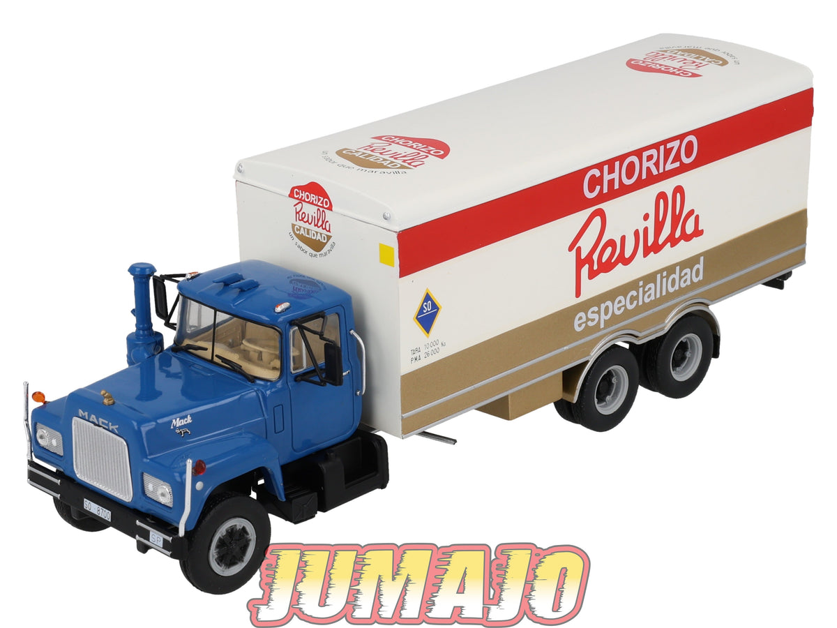 CB67 Camions et autobus 1/43 SALVAT : Mack R600 1967 Chorizo Revilla