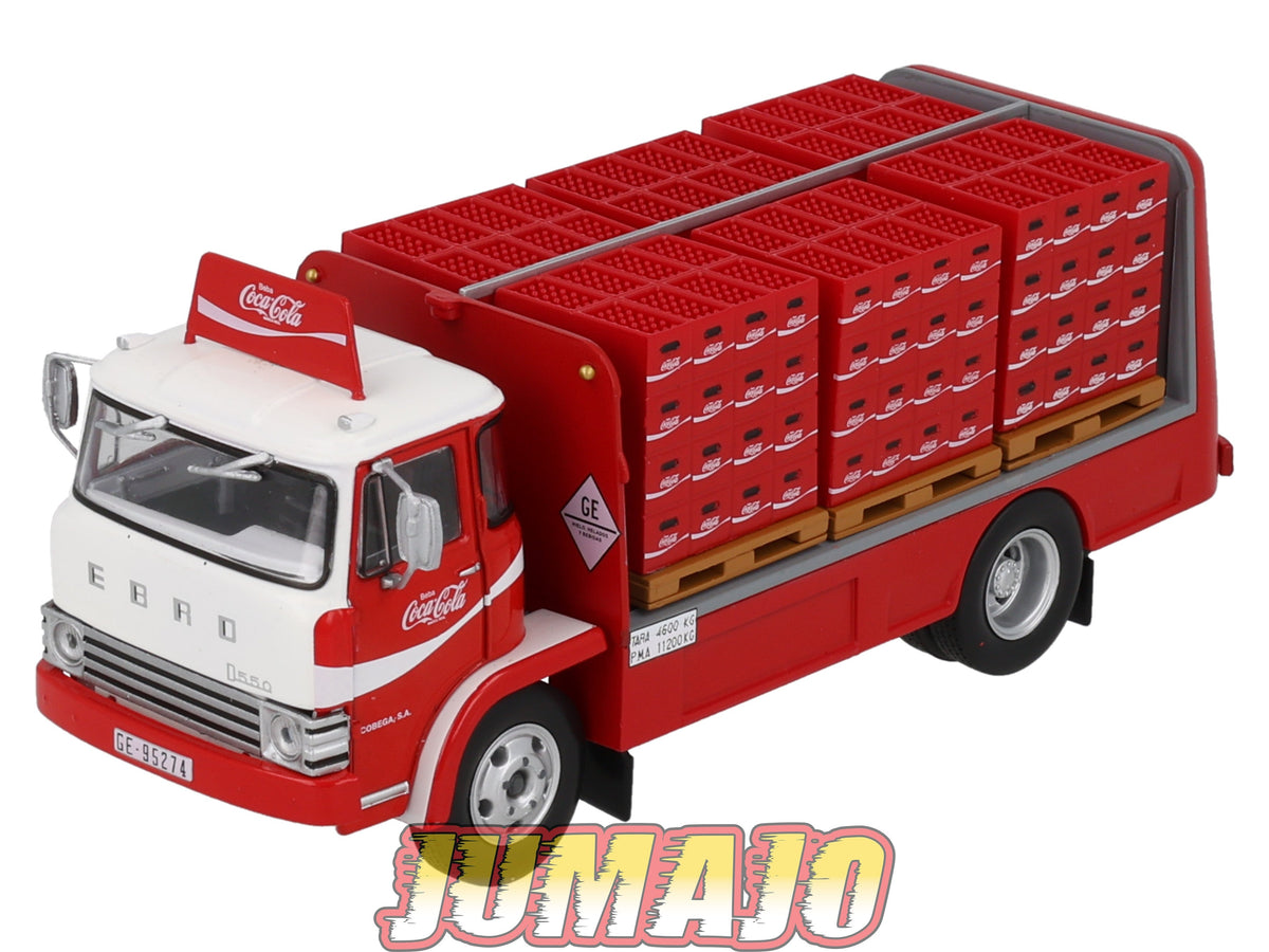 CB82 Camions et autobus 1/43 SALVAT : Ebro D550 1970 Coca-Cola