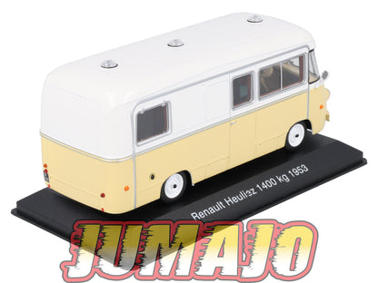 CC14 1/43 Camping Cars HACHETTE : RENAULT Heuliez 1400 kg 1953