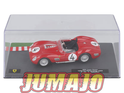 CF33 voiture 1/43 HACHETTES IXO FERRARI sport : 250 Testa Rossa 1959 #4 P Hill