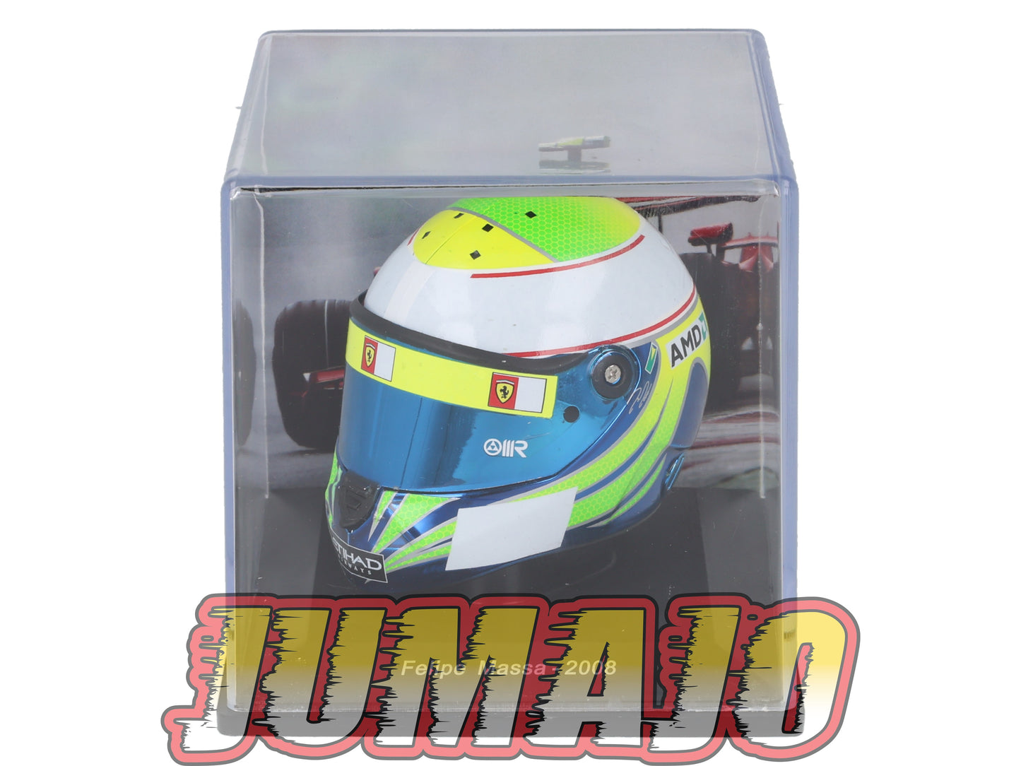 CFO12 Casque Formule 1 CENTAURIA 1/5 FERRARI : Felipe Massa 2008