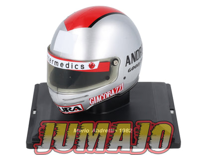 CFO13 Casque Formule 1 CENTAURIA 1/5 FERRARI : Mario Andretti 1982