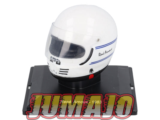 CFO14 Casque Formule 1 CENTAURIA 1/5 FERRARI : René Arnoux 1983