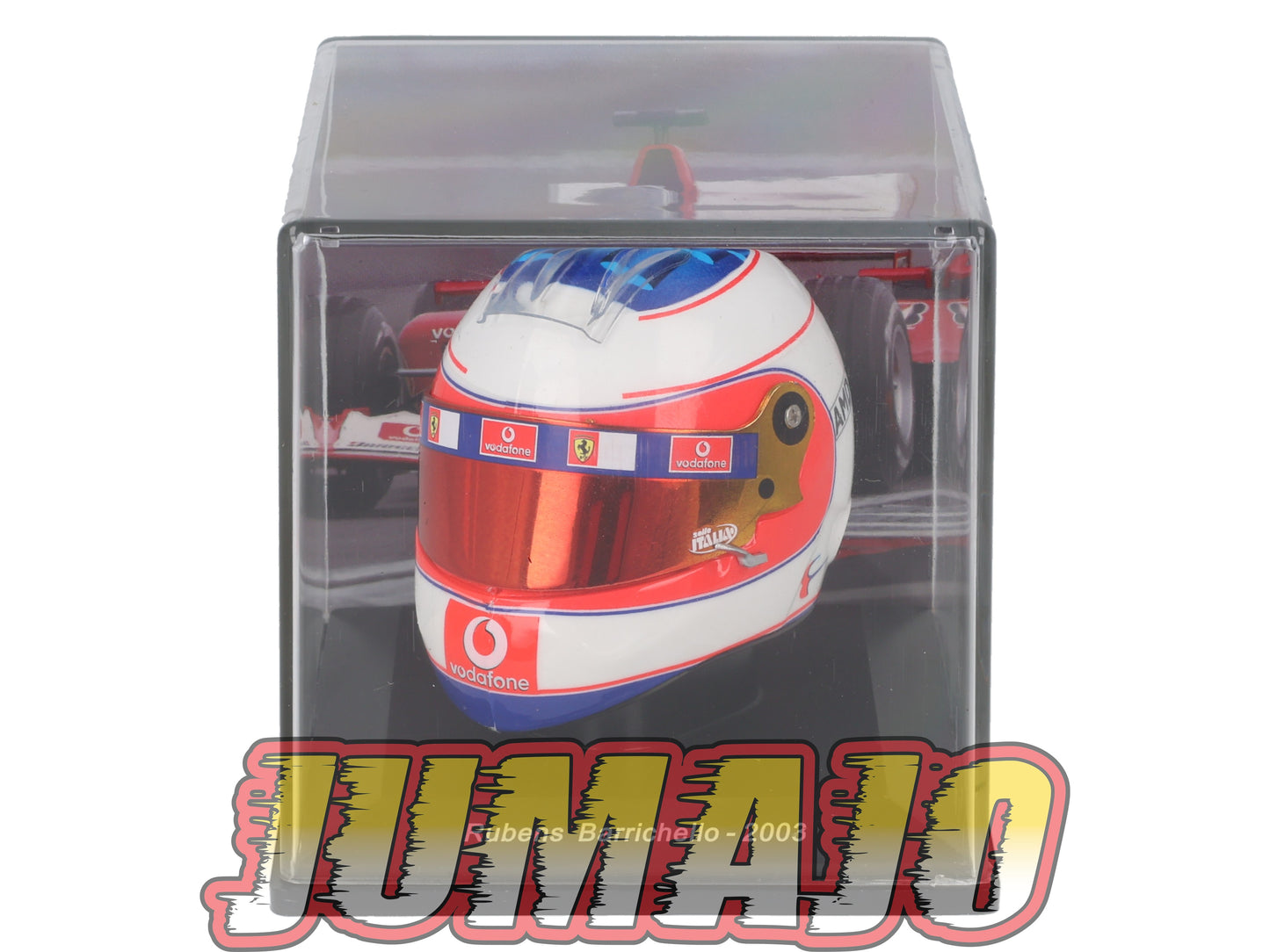 CFO15 Casque Formule 1 CENTAURIA 1/5 FERRARI : Rubens Barrichello 2003
