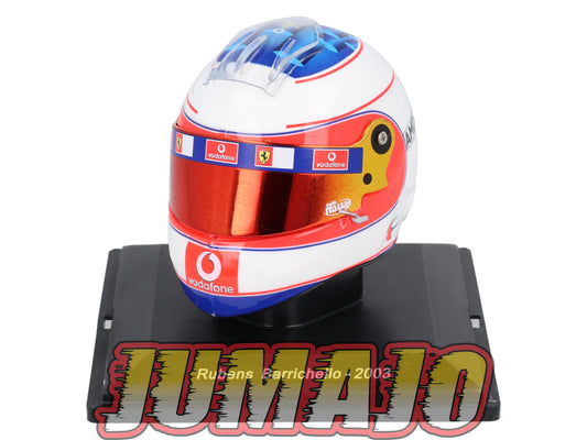 CFO15 Casque Formule 1 CENTAURIA 1/5 FERRARI : Rubens Barrichello 2003