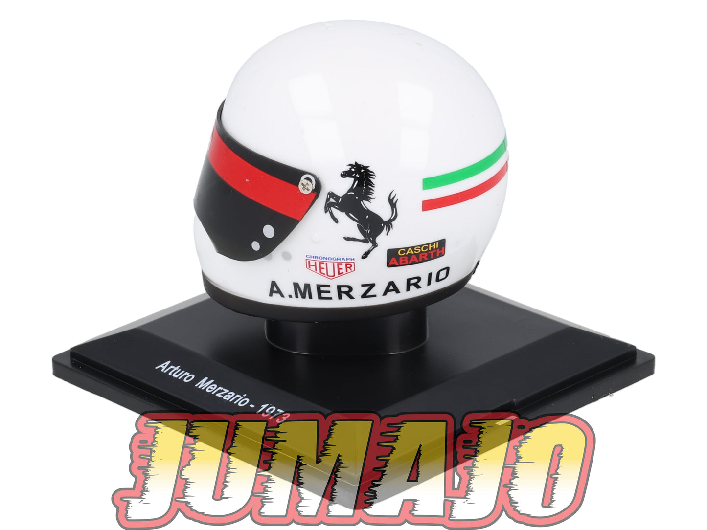 CFO21 Casque Formule 1 CENTAURIA 1/5 FERRARI : Arturo Merzario 1973