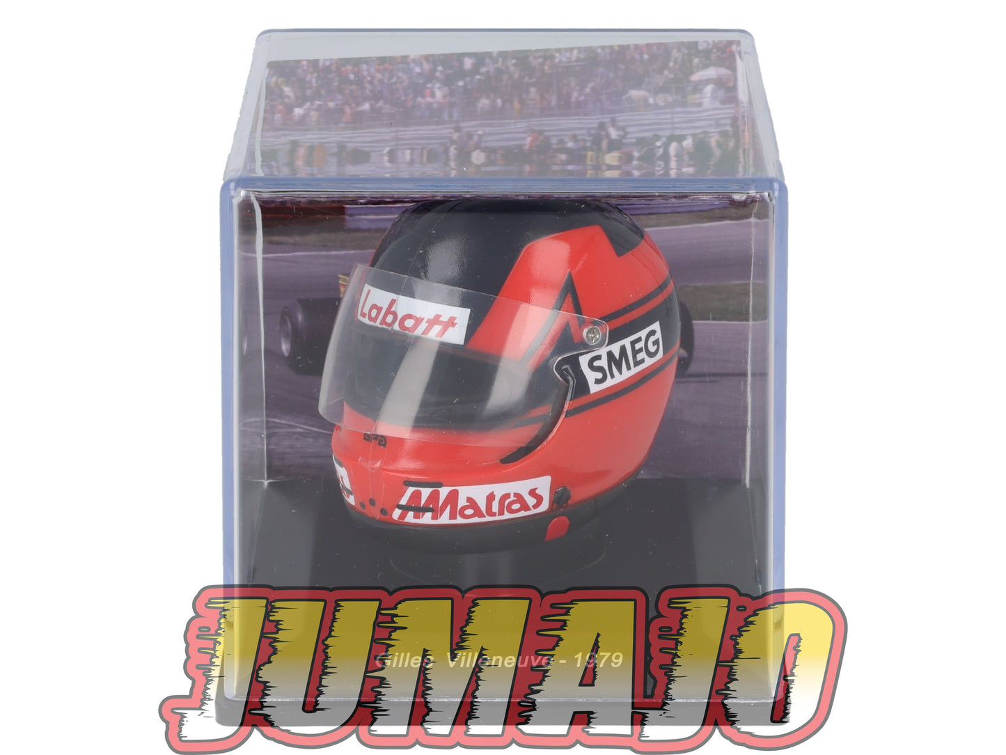 CFO4 Casque Formule 1 CENTAURIA 1/5 FERRARI : Gilles Villeneuve 1979