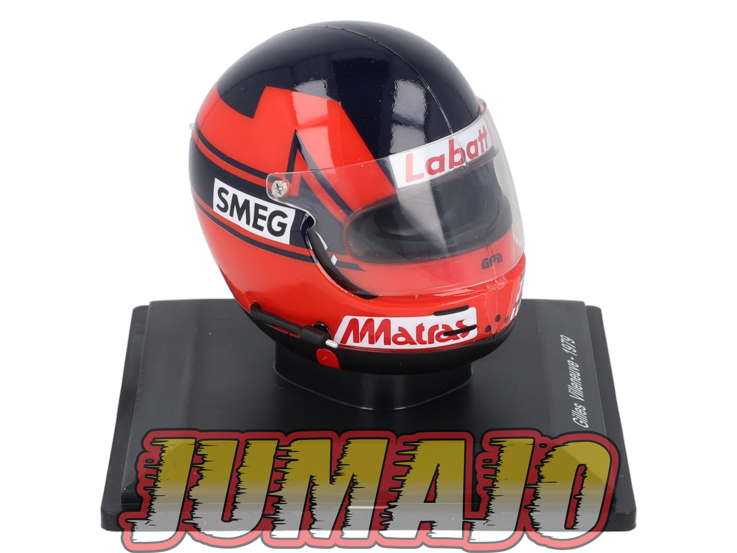 CFO4 Casque Formule 1 CENTAURIA 1/5 FERRARI : Gilles Villeneuve 1979