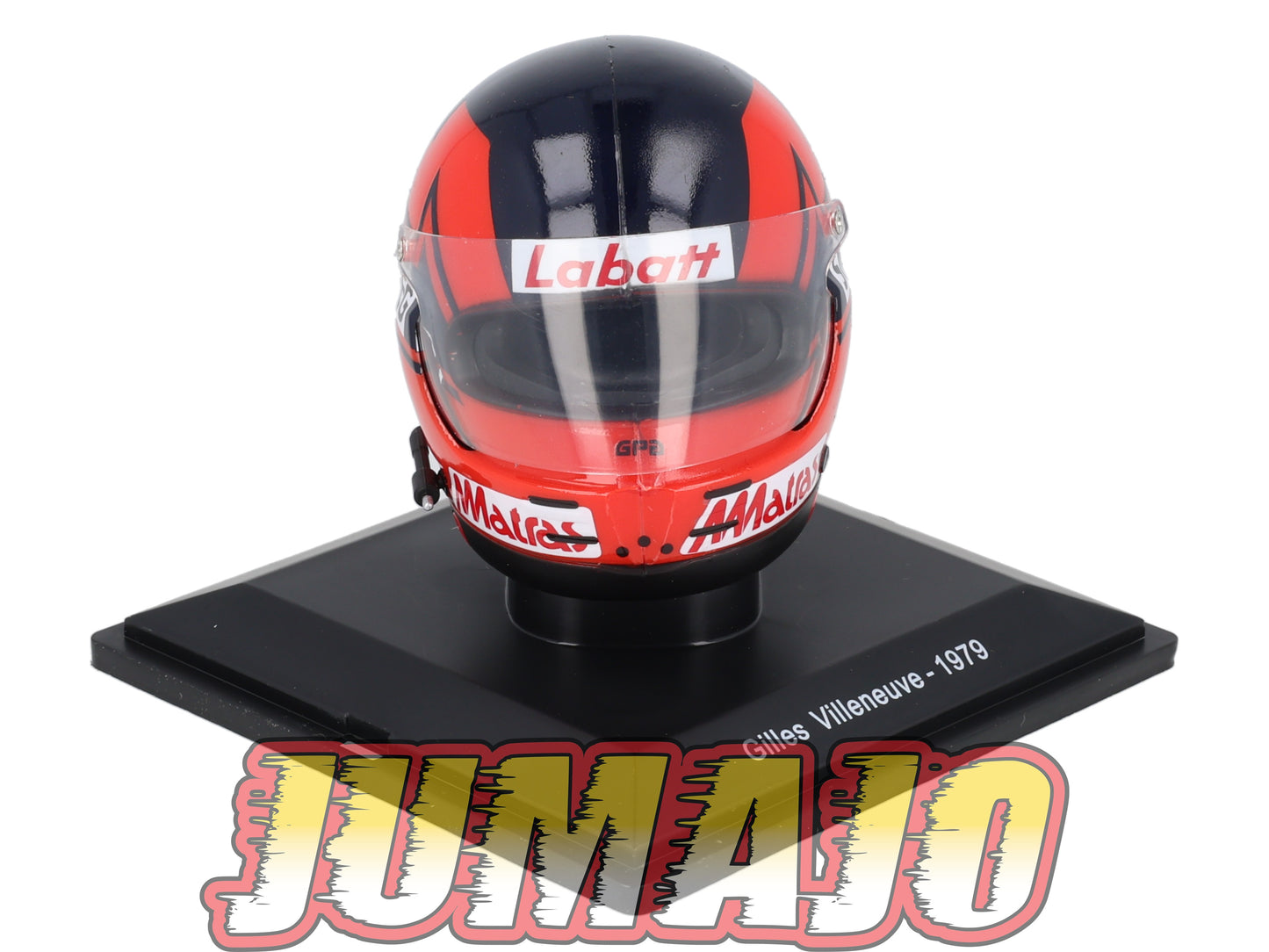 CFO4 Casque Formule 1 CENTAURIA 1/5 FERRARI : Gilles Villeneuve 1979