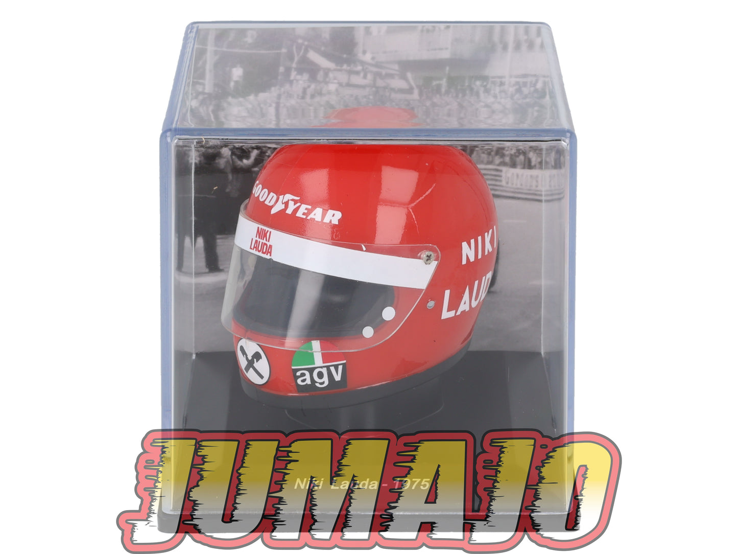 CFO6 Casque Formule 1 CENTAURIA 1/5 FERRARI : Niki Lauda 1975