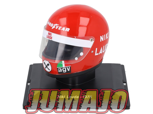 CFO6 Casque Formule 1 CENTAURIA 1/5 FERRARI : Niki Lauda 1975