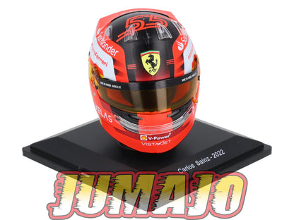 CFO72 Casque Formule 1 CENTAURIA 1/5 FERRARI : Carlos Sainz 2022