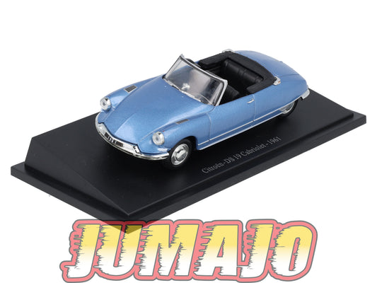 CIT10 Voiture 1/43 Atlas IXO/UH PASSION CITROEN : Ds19 Cabriolet 1961