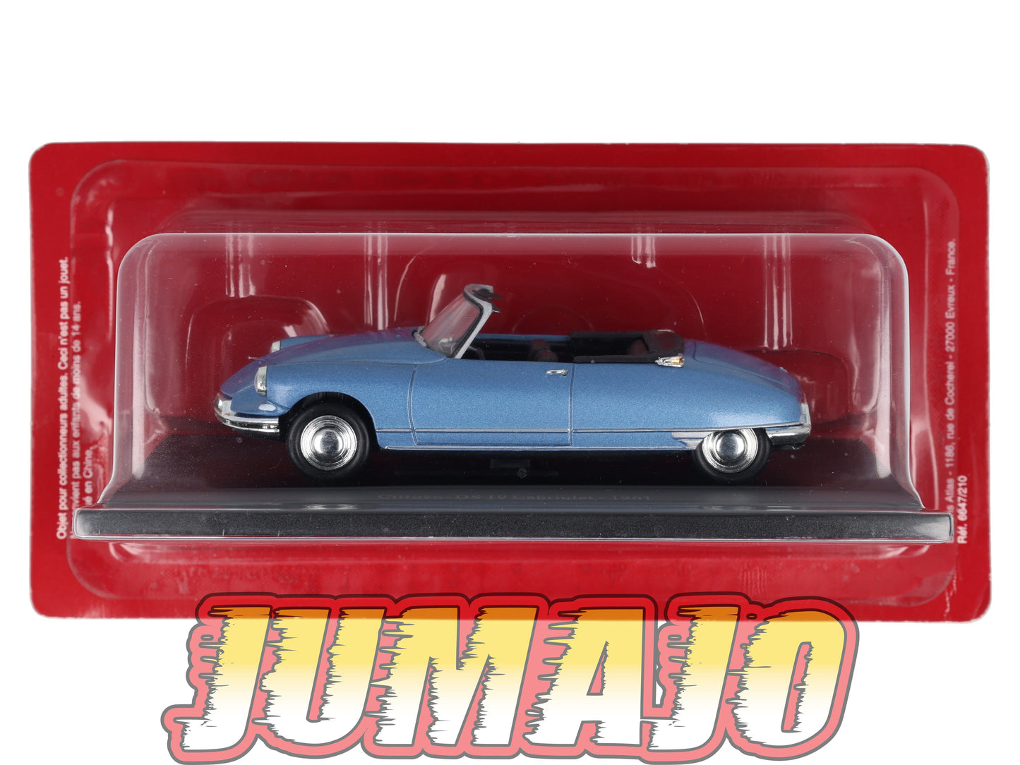 CIT10 Voiture 1/43 Atlas IXO/UH PASSION CITROEN : Ds19 Cabriolet 1961