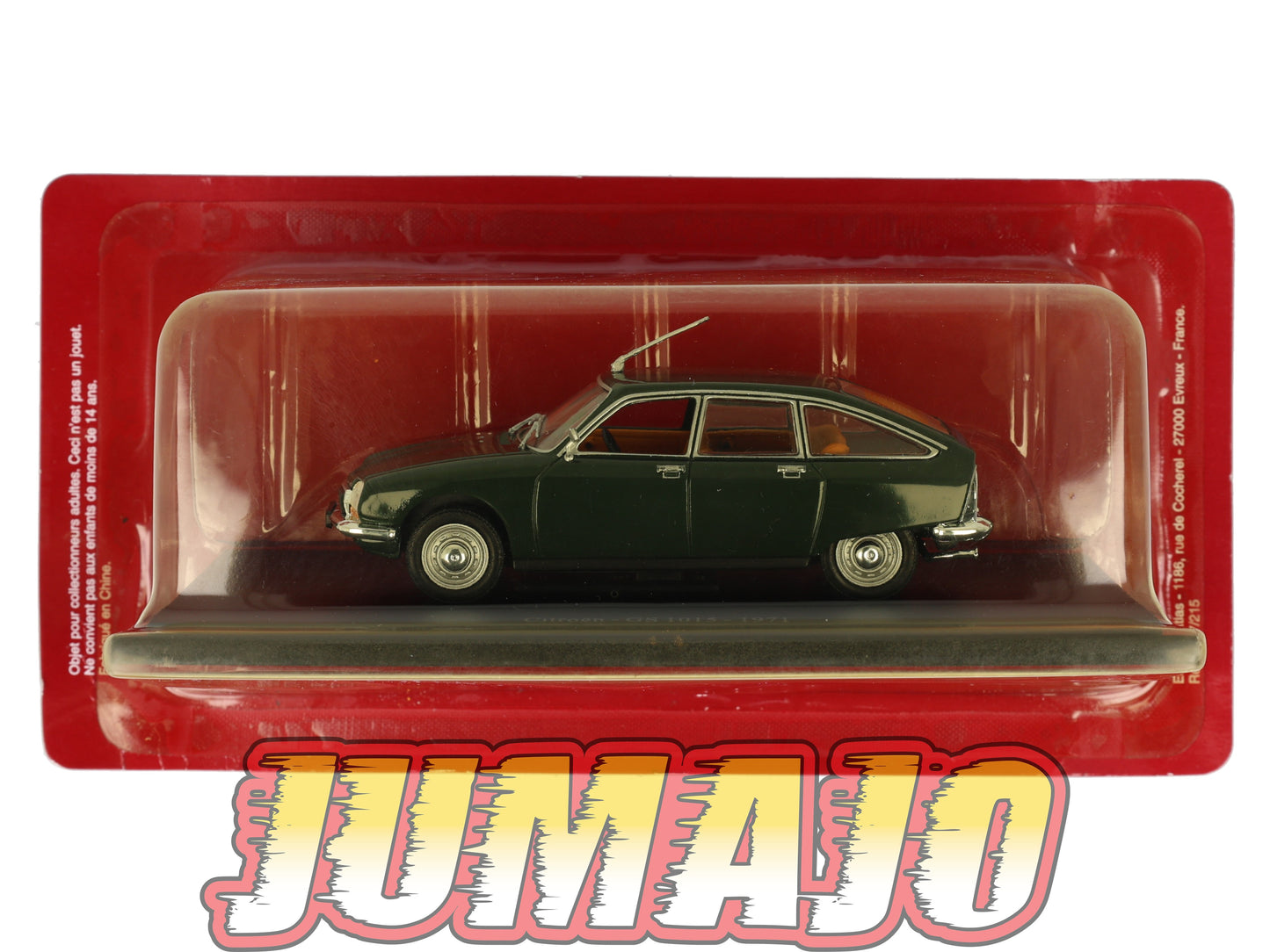 CIT15 Voiture 1/43 Atlas IXO/UH PASSION CITROEN : Gs 1015 1971