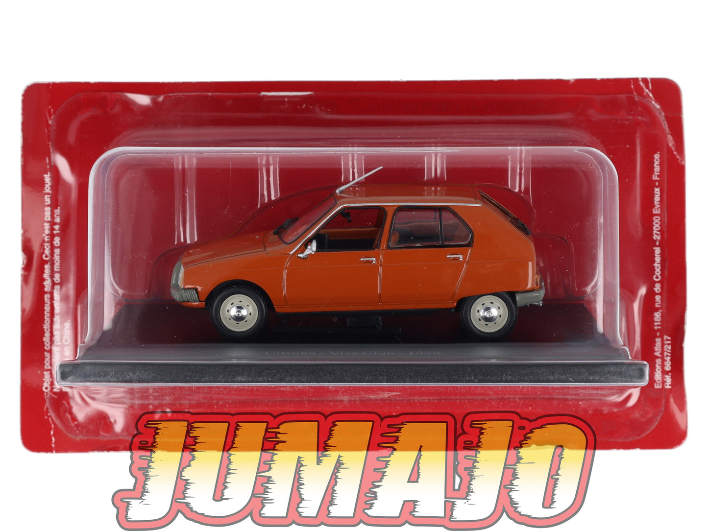 CIT17 Voiture 1/43 Atlas IXO/UH PASSION CITROEN : Visa Club 1979