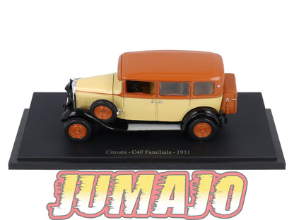 CIT19 Voiture 1/43 Atlas IXO/UH PASSION CITROEN : C4F Familiale 1931