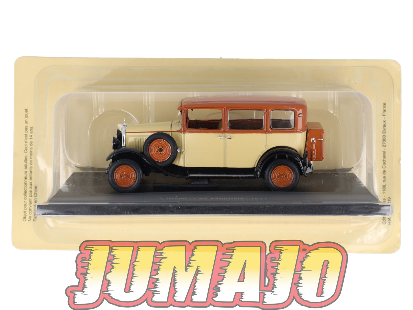 CIT19 Voiture 1/43 Atlas IXO/UH PASSION CITROEN : C4F Familiale 1931