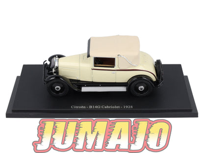 CIT24 Voiture 1/43 Atlas IXO/UH PASSION CITROEN : B14G Cabriolet 1928