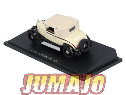 CIT24 Voiture 1/43 Atlas IXO/UH PASSION CITROEN : B14G Cabriolet 1928
