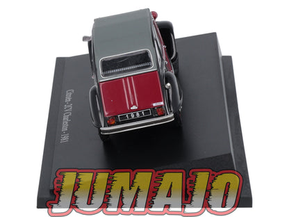 CIT28 Voiture 1/43 Atlas IXO/UH PASSION CITROEN : 2Cv Charleston 1981