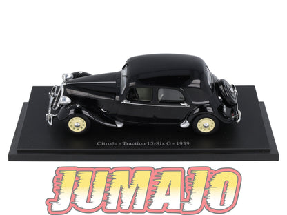CIT34 Voiture 1/43 Atlas IXO/UH PASSION CITROEN : Traction 15-Six G 1939