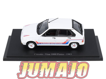 CIT36 Voiture 1/43 Atlas IXO/UH PASSION CITROEN : Visa 1000 Pistes 1983